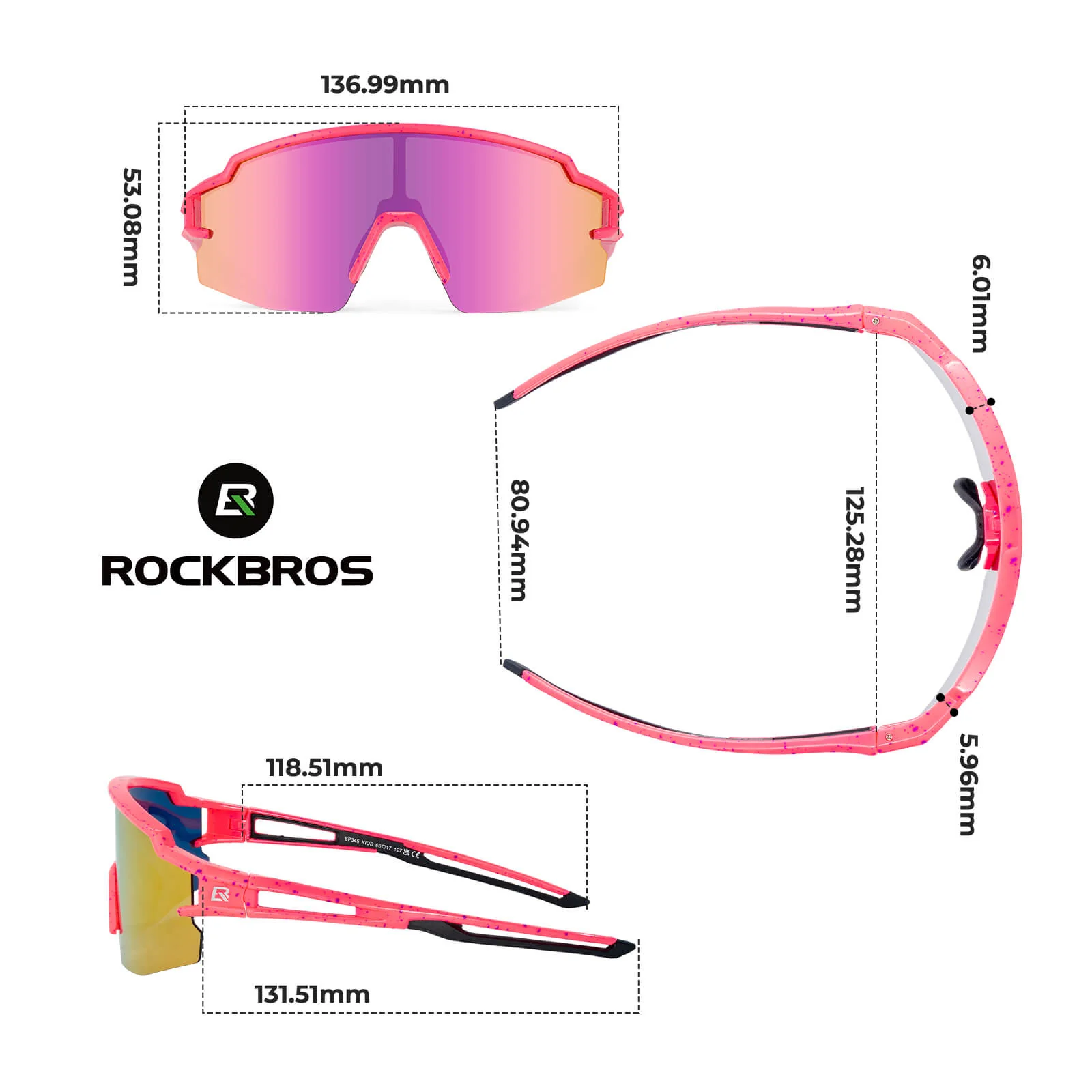 Kinder Fahrradbrille Polarisiert UV400 Schutz - Image 20