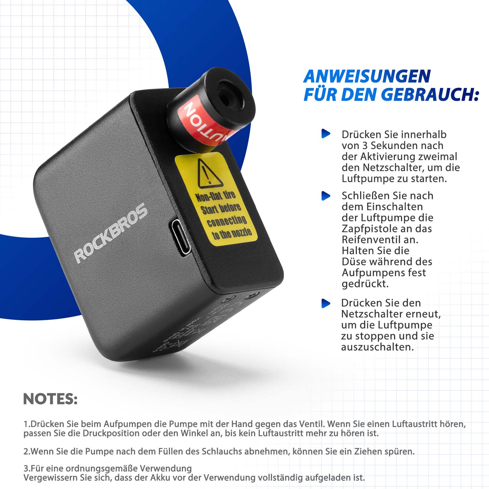 MINI Elektrische Fahrradpumpe AS1 - Image 4