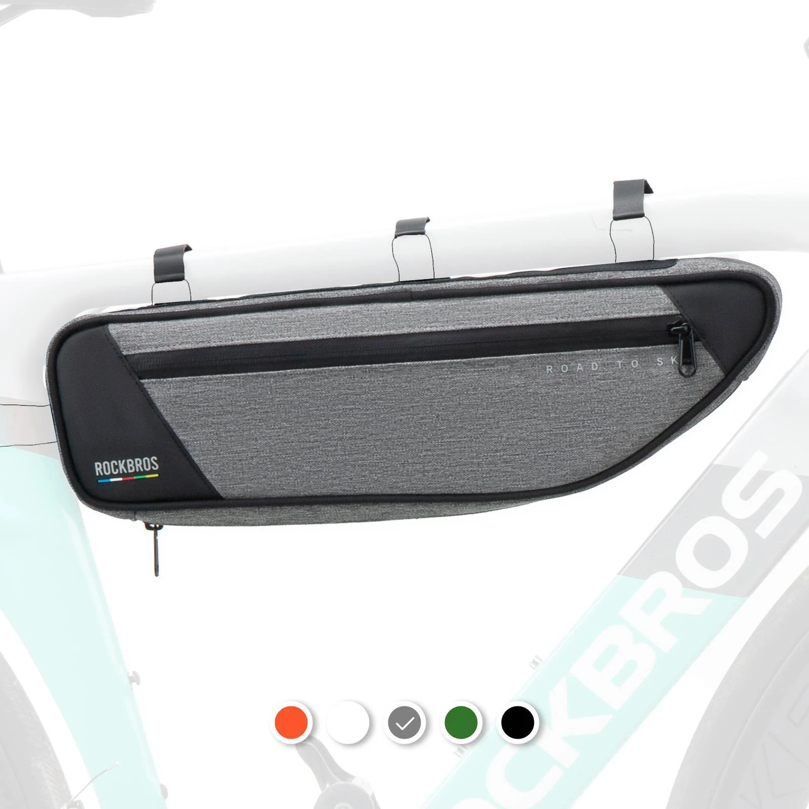 ROAD TO SKY Reflektierende Wasserdichte Fahrrad 2L Dreieckstasche - Image 15