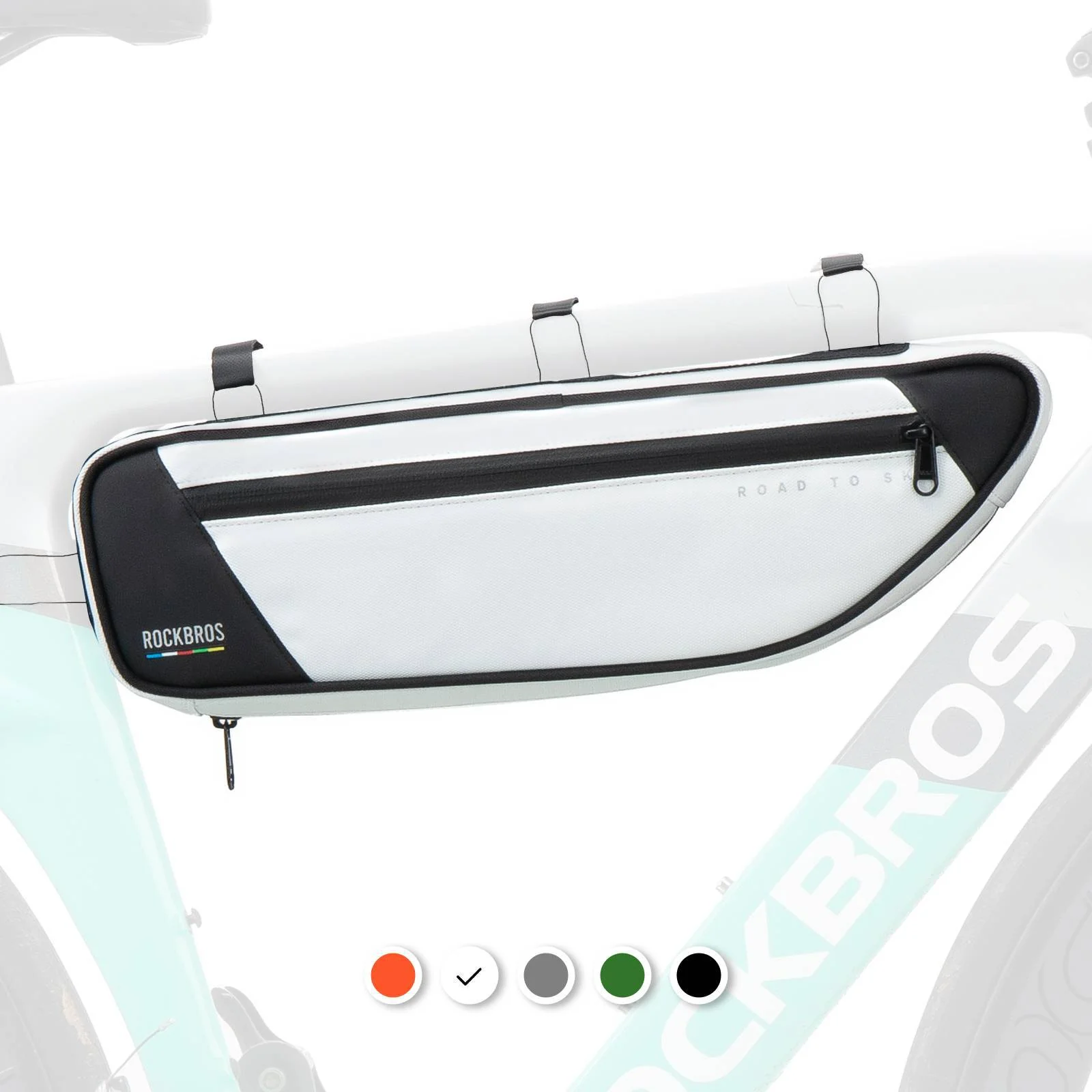 ROAD TO SKY Reflektierende Wasserdichte Fahrrad 2L Dreieckstasche - Image 23