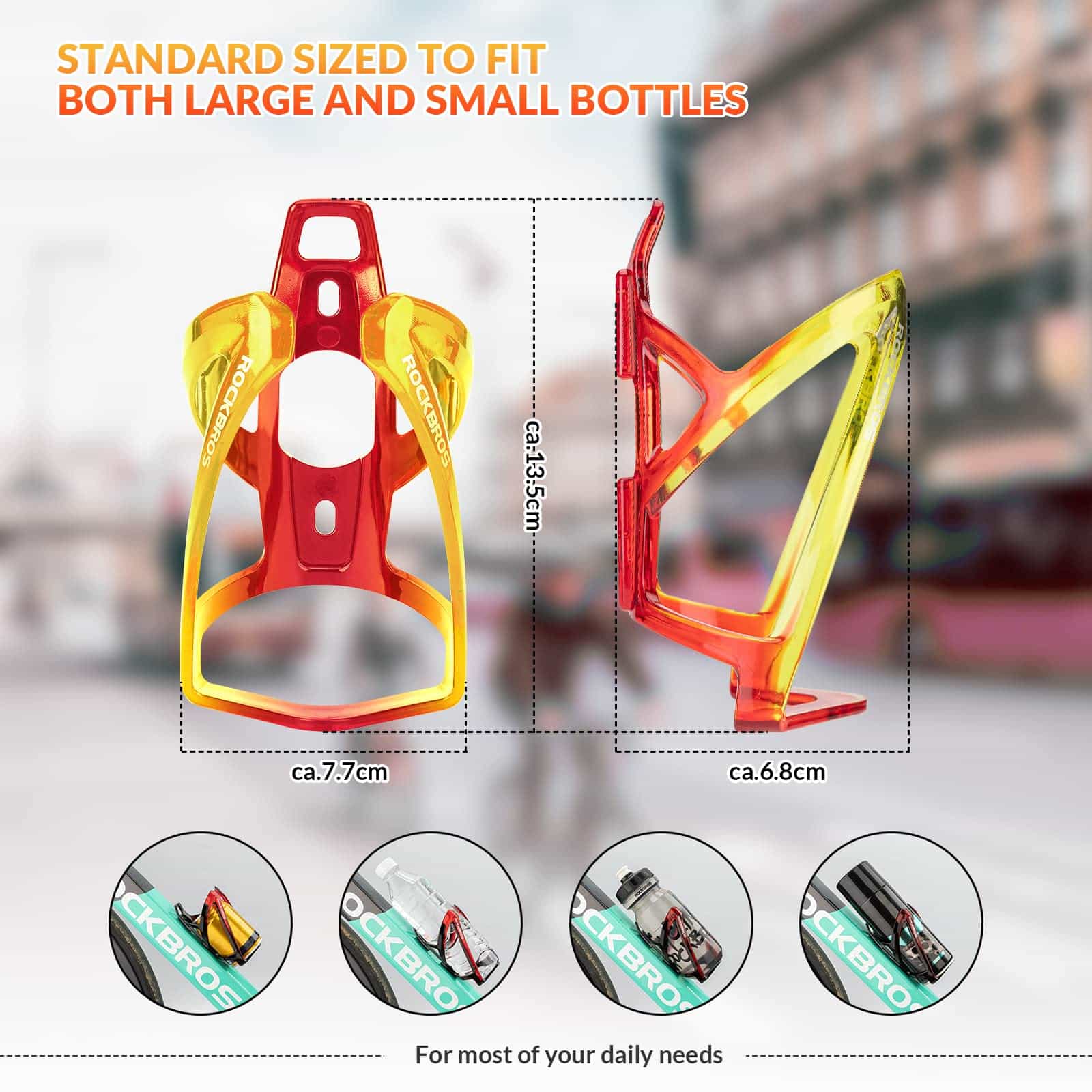 ROCKBROS 35g Leicht PC Fahrrad Flaschenhalter - Image 15