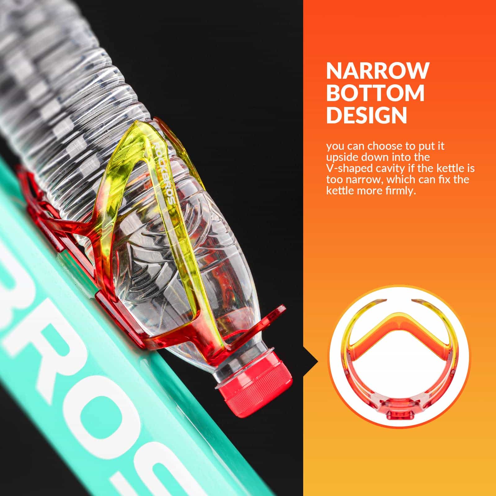 ROCKBROS 35g Leicht PC Fahrrad Flaschenhalter - Image 16