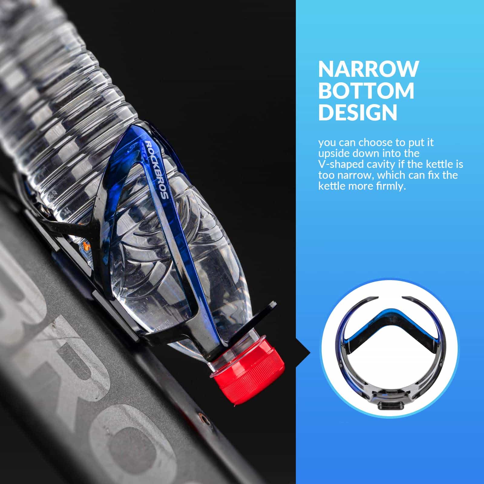 ROCKBROS 35g Leicht PC Fahrrad Flaschenhalter - Image 23