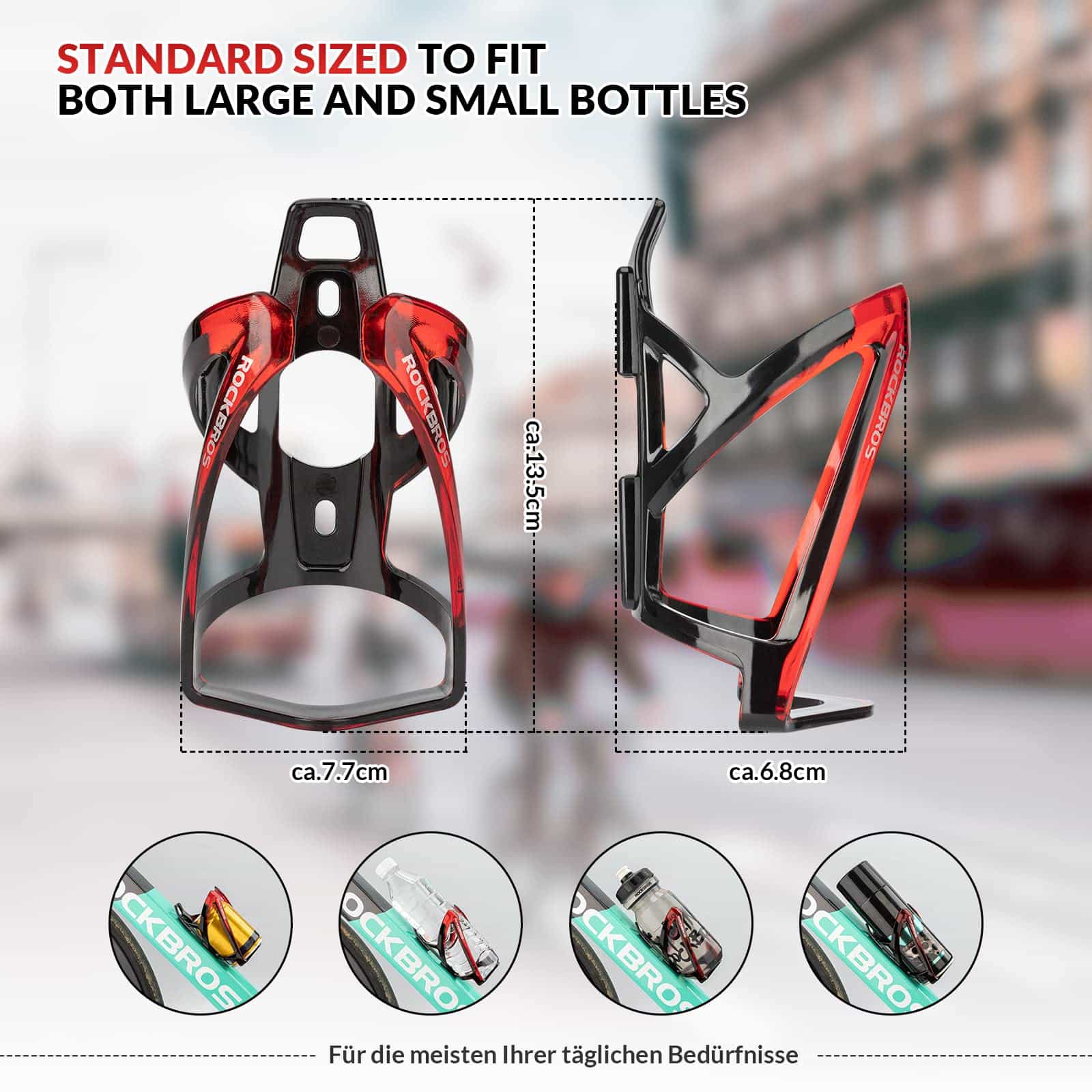 ROCKBROS 35g Leicht PC Fahrrad Flaschenhalter - Image 25