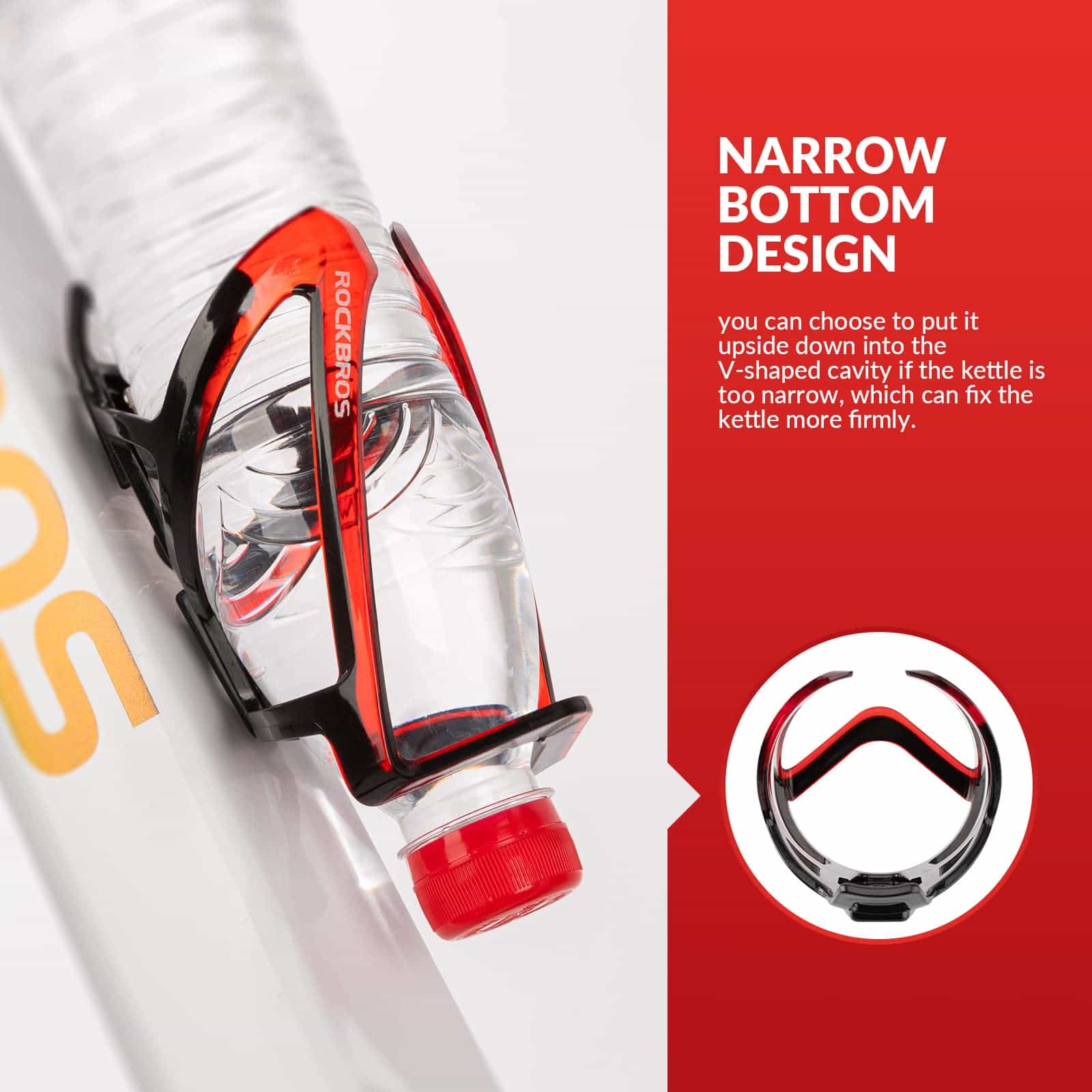 ROCKBROS 35g Leicht PC Fahrrad Flaschenhalter - Image 26