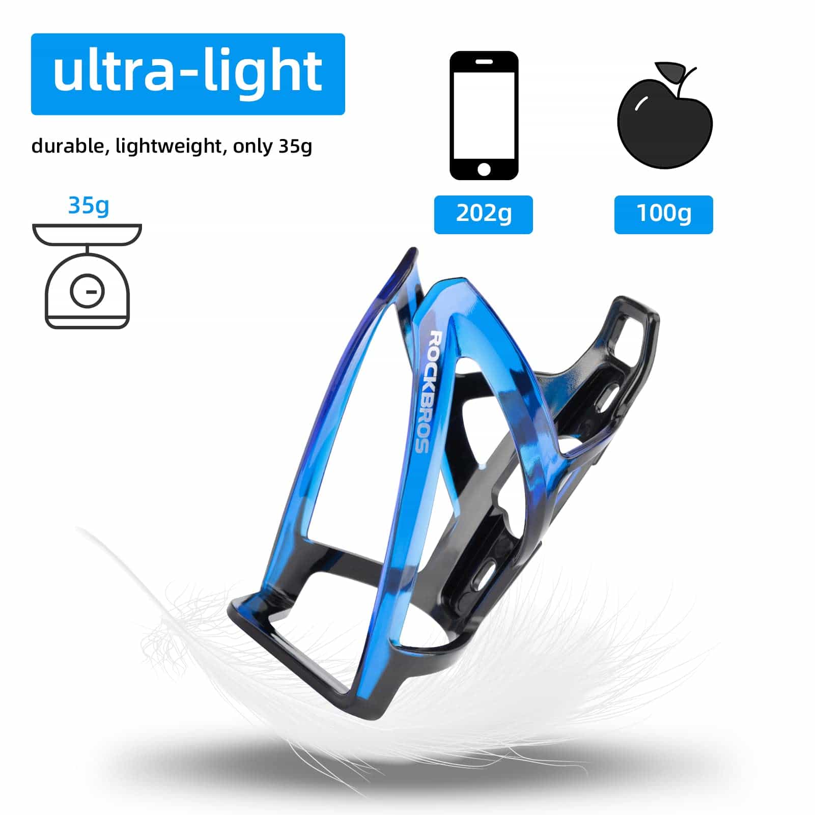 ROCKBROS 35g Leicht PC Fahrrad Flaschenhalter - Image 46