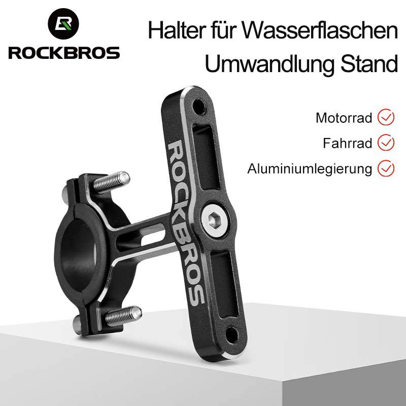 ROCKBROS Alu Universal Flaschenhalter Adapter für Fahrrad und Motorrad - Image 6