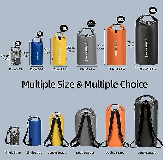 ROCKBROS Dry Bag Wasserdicht Packsack - Image 9