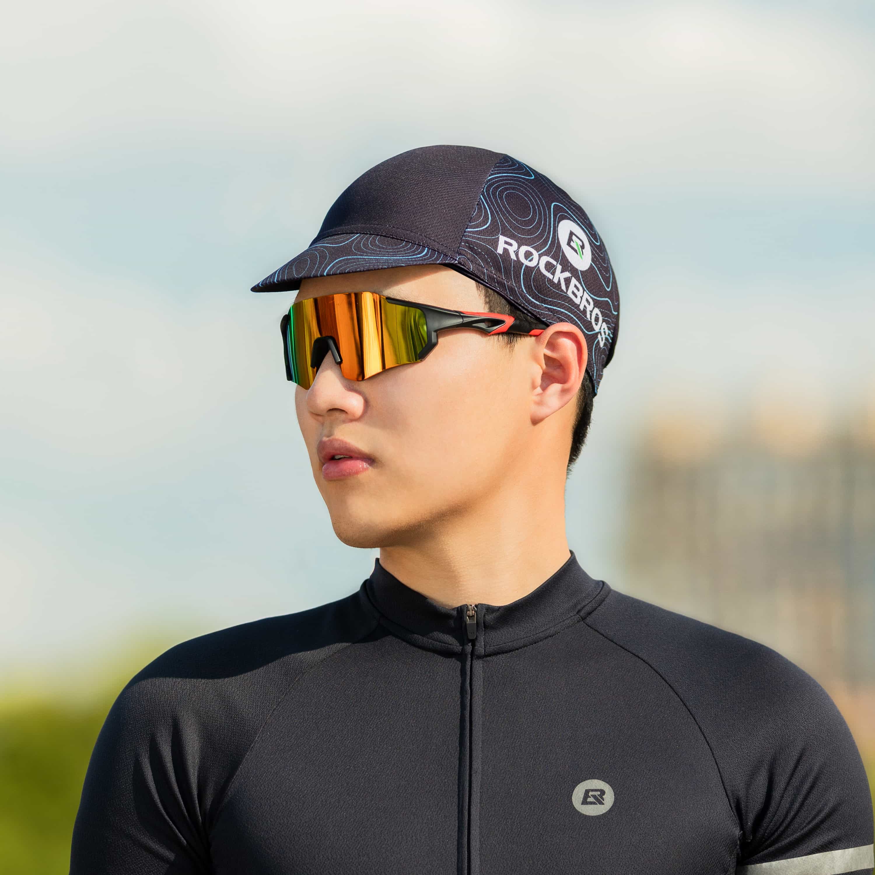 ROCKBROS Fahrrad Kappe UV-Schutz Sport Hut für Damen Herren 54-61 cm - Image 36