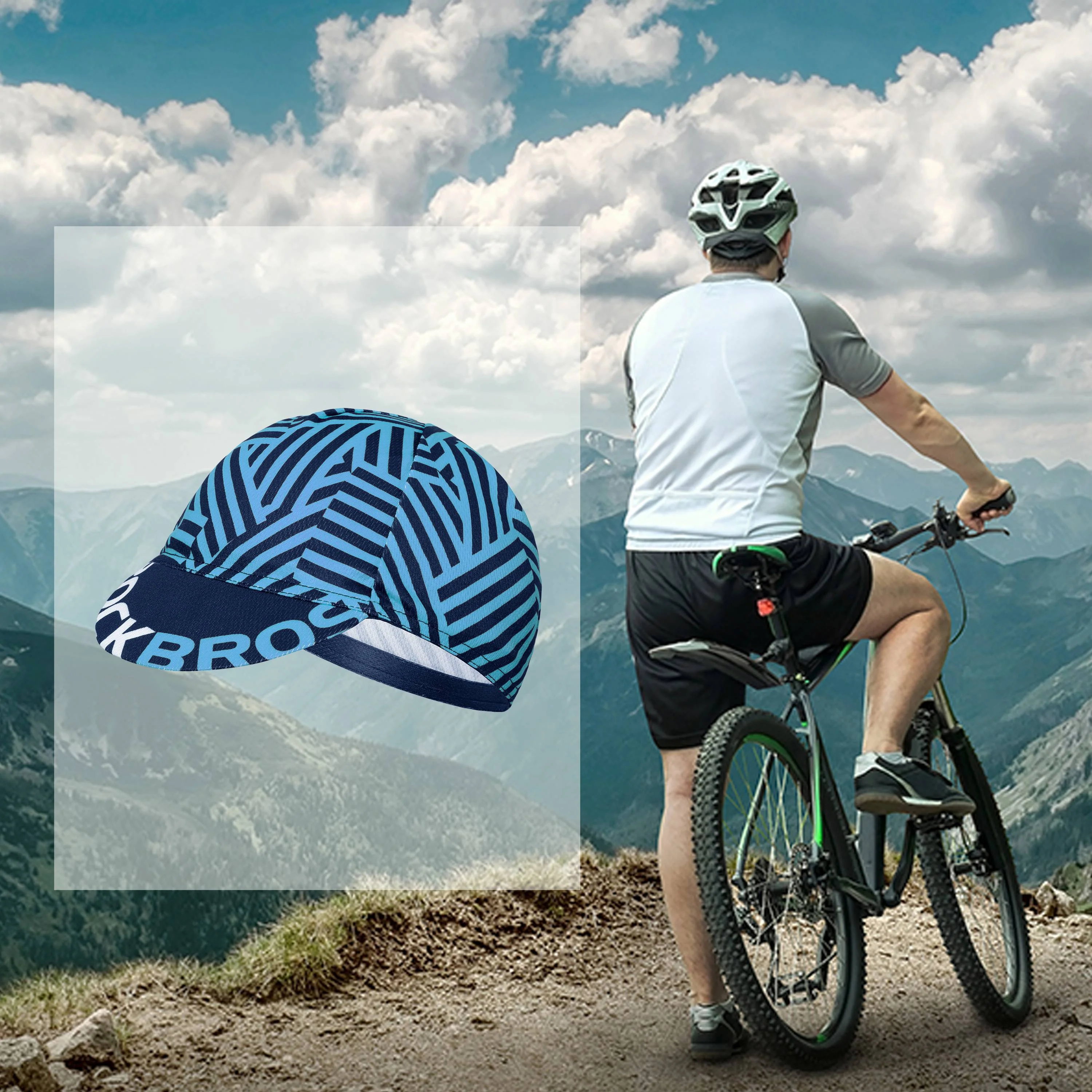 ROCKBROS Fahrrad Kappe UV-Schutz Sport Hut für Damen Herren 54-61 cm - Image 37