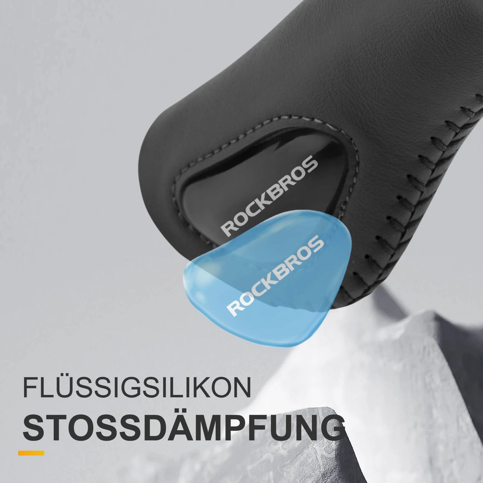 ROCKBROS Fahrradgriffe Ledergriffe für Lenker mit 22,2 mm Durchmesser - Image 10