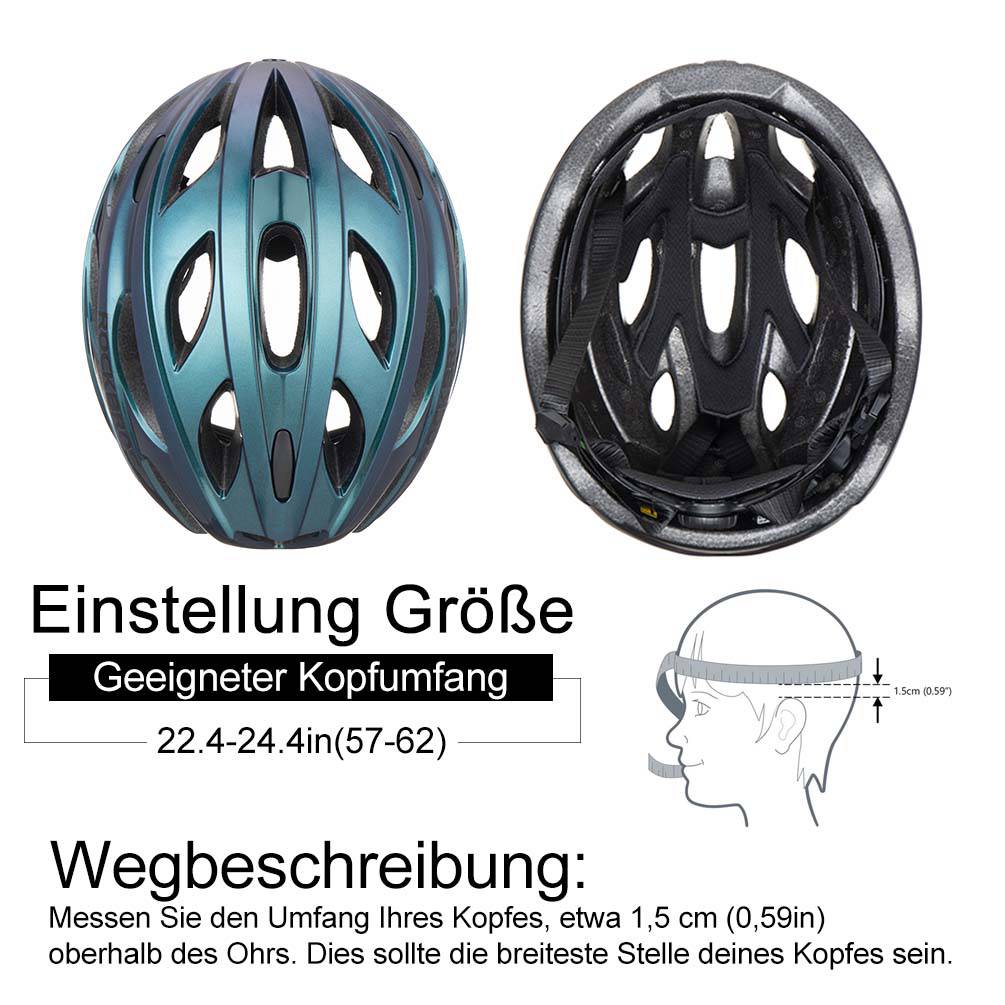 ROCKBROS Fahrradhelm mit integrierter abnehmbarer Magnetbrillen & Visier - Image 10