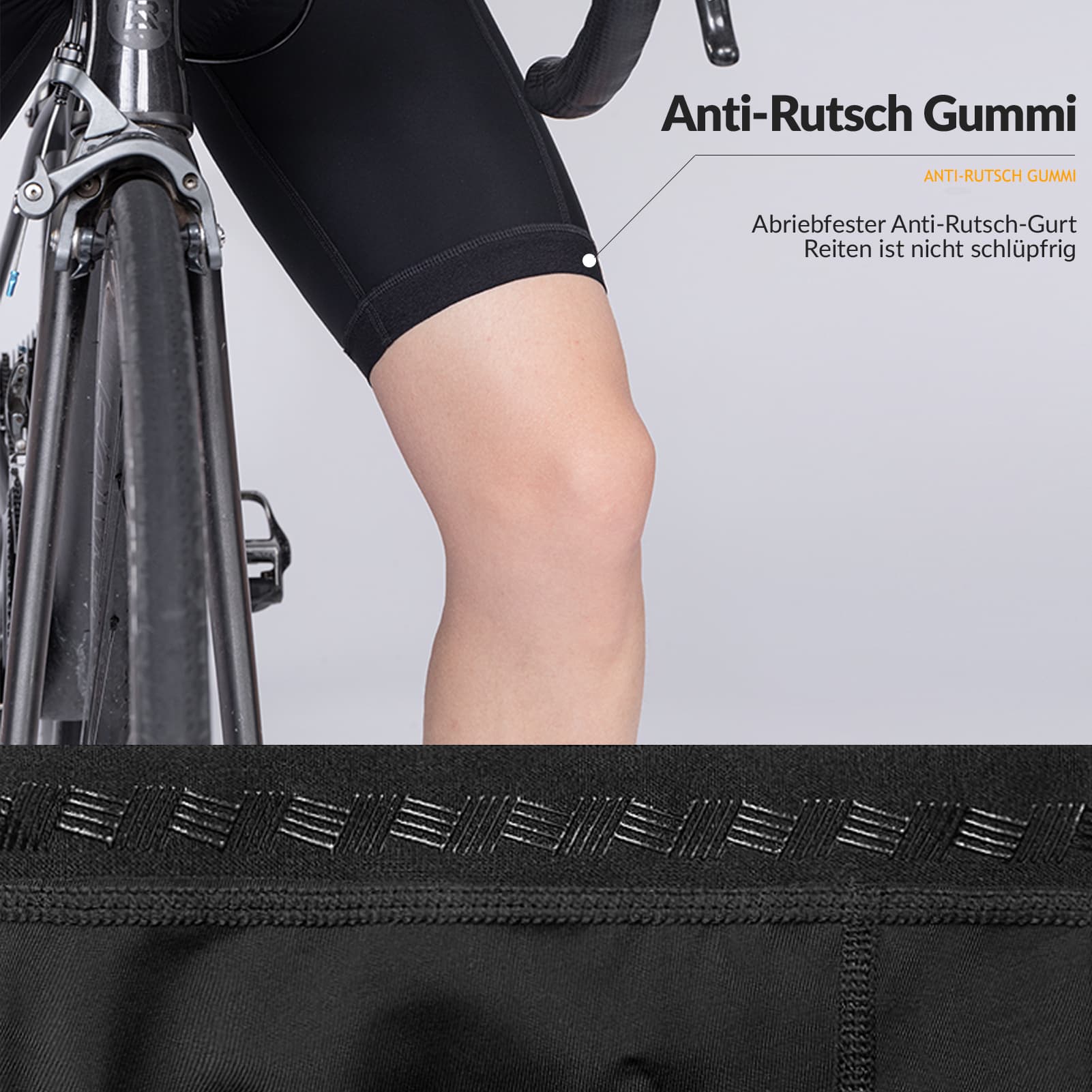 ROCKBROS Fahrradhose mit 3D Sitzpolster Schnell trocken Herren - Image 5