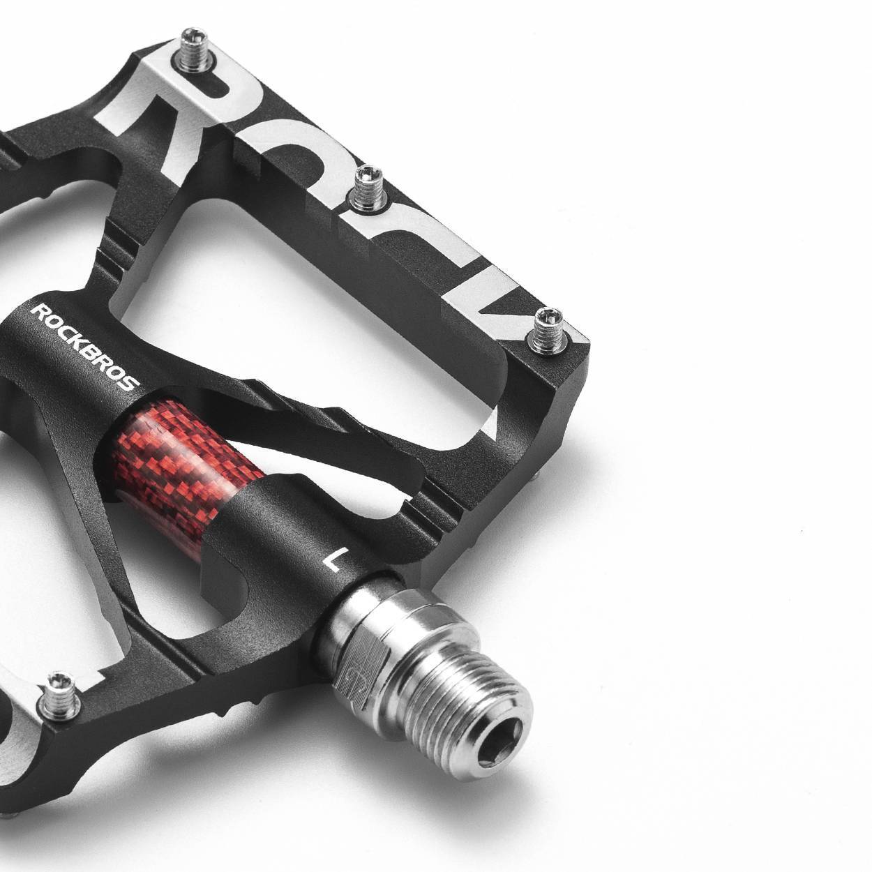 ROCKBROS Fahrradpedale 9/16 Zoll Alu MTB Pedale mit Abgedichtete Lager - Image 8