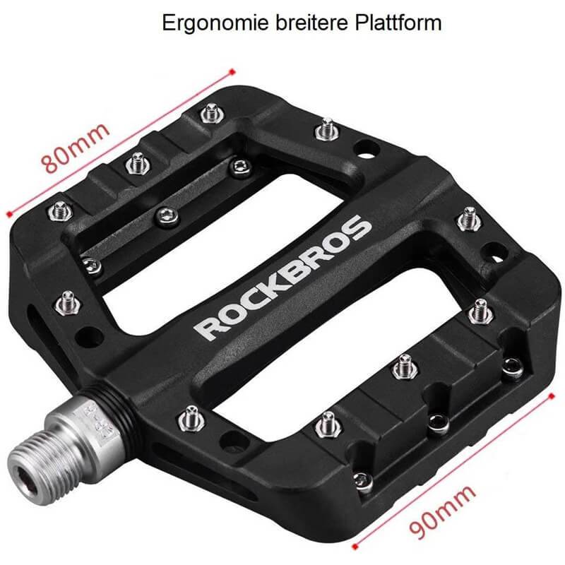 ROCKBROS Fahrradpedale 9/16 Zoll MTB Pedale mit 3 Bearing aus Nylon - Image 15