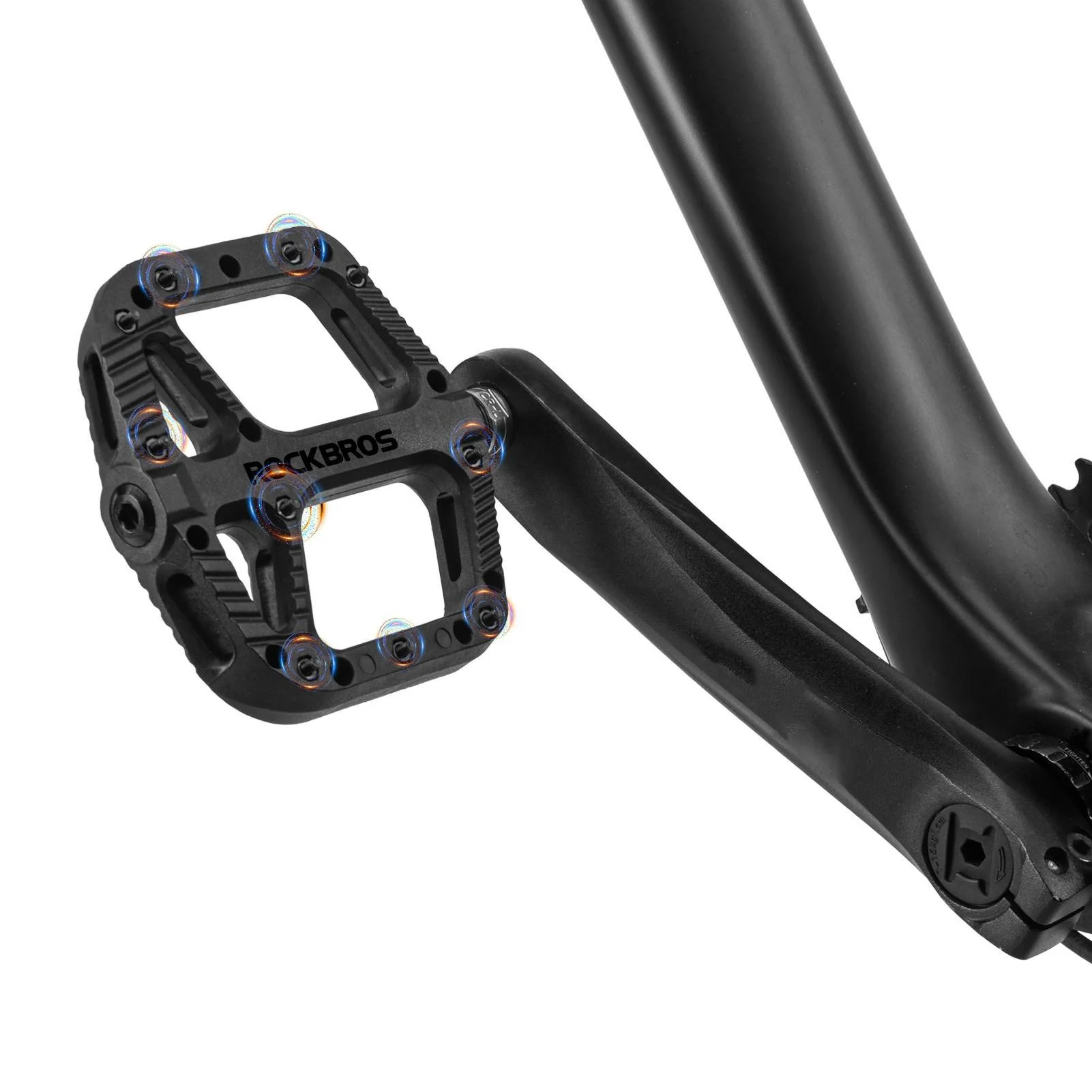 ROCKBROS Fahrradpedale Nylon Flat Pedale 9/16 Zoll mit 3 Bearing - Image 30