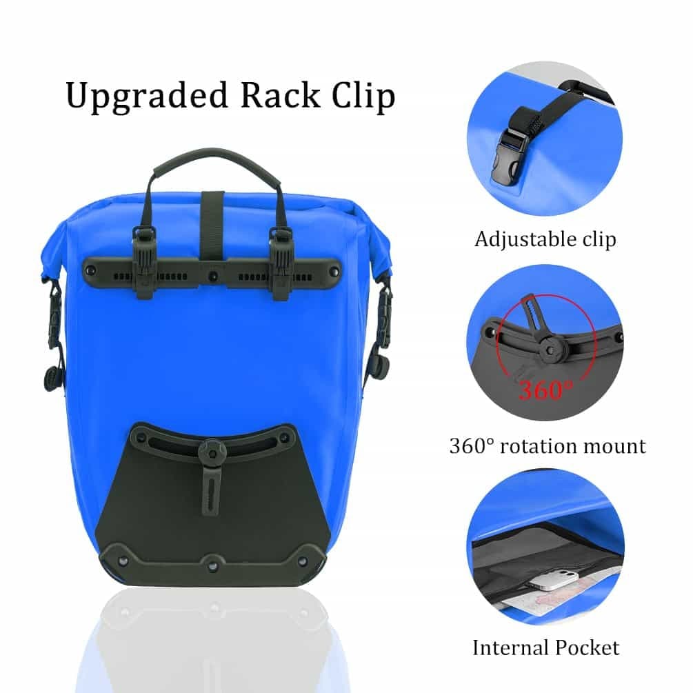 ROCKBROS Gepäckträgertasche 25L-32L 100 % wasserdicht mit Tragegriff - Image 21