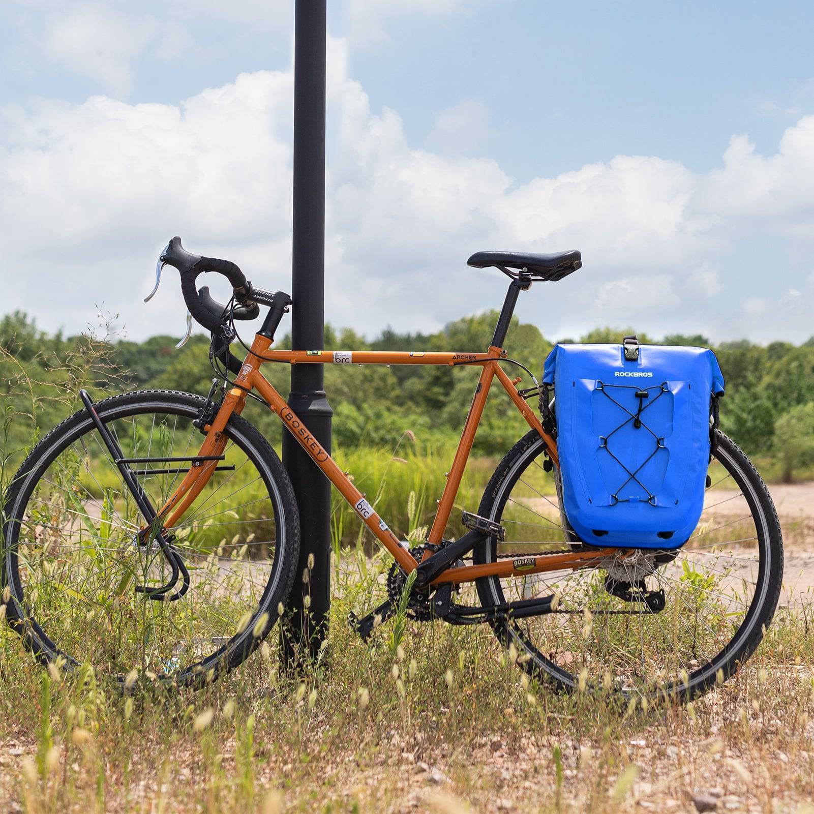 ROCKBROS Gepäckträgertasche 25L-32L 100 % wasserdicht mit Tragegriff - Image 49