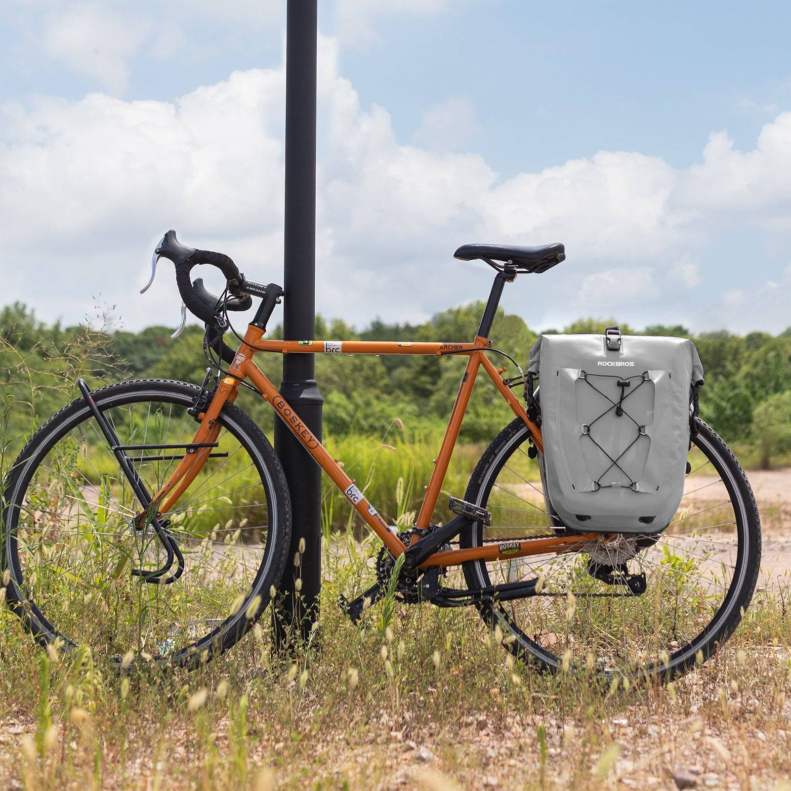 ROCKBROS Gepäckträgertasche 25L-32L 100 % wasserdicht mit Tragegriff - Image 62