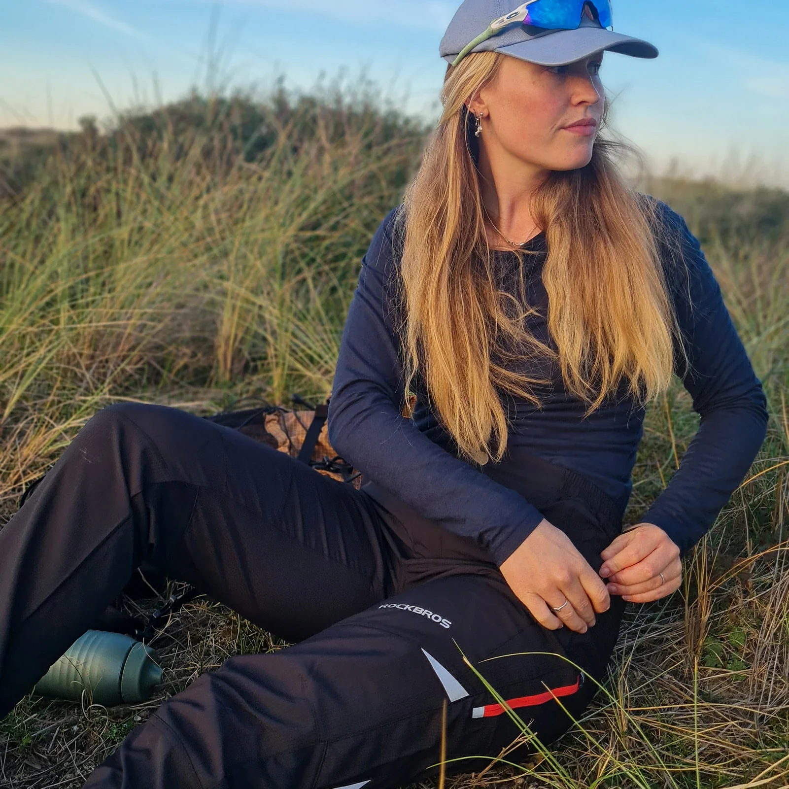 ROCKBROS Herren Radlerhose Atmungsaktiv Lang Fahrradhose Unisex M-4XL - Image 13