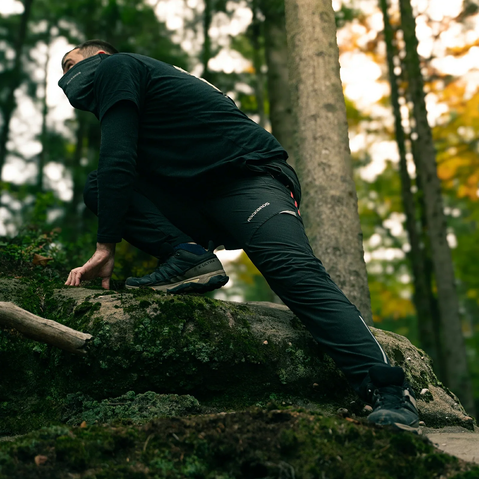 ROCKBROS Herren Radlerhose Atmungsaktiv Lang Fahrradhose Unisex M-4XL - Image 8