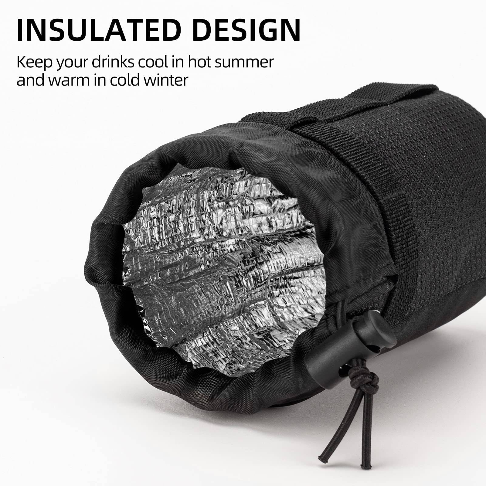 ROCKBROS Isolierte Fahrrad  Lenkertasche mit Wasserflaschenhalter und Handytasche - Image 3