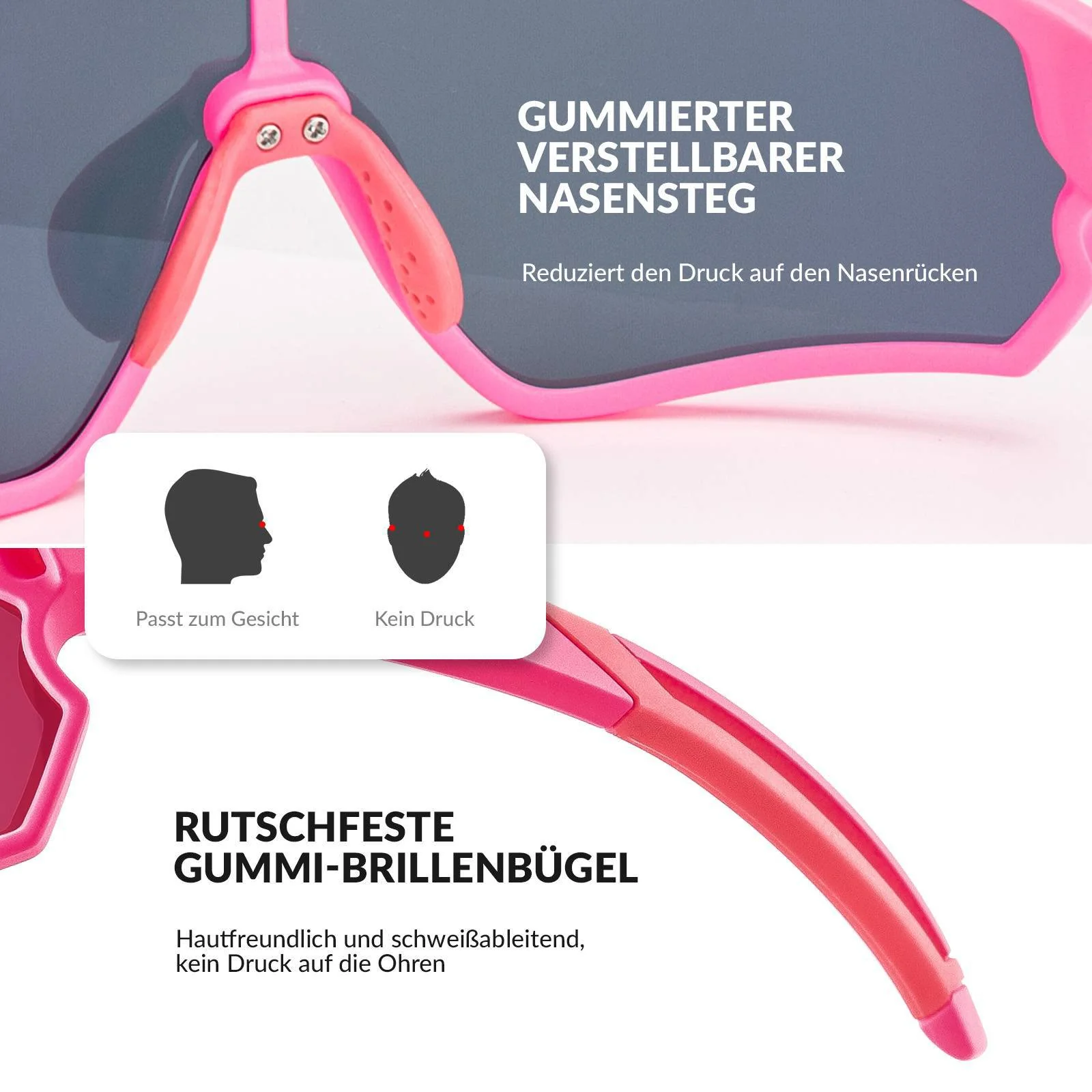 ROCKBROS Kinder Fahrradbrille UV400-Schutz Polarisierte Sonnenbrille - Image 19