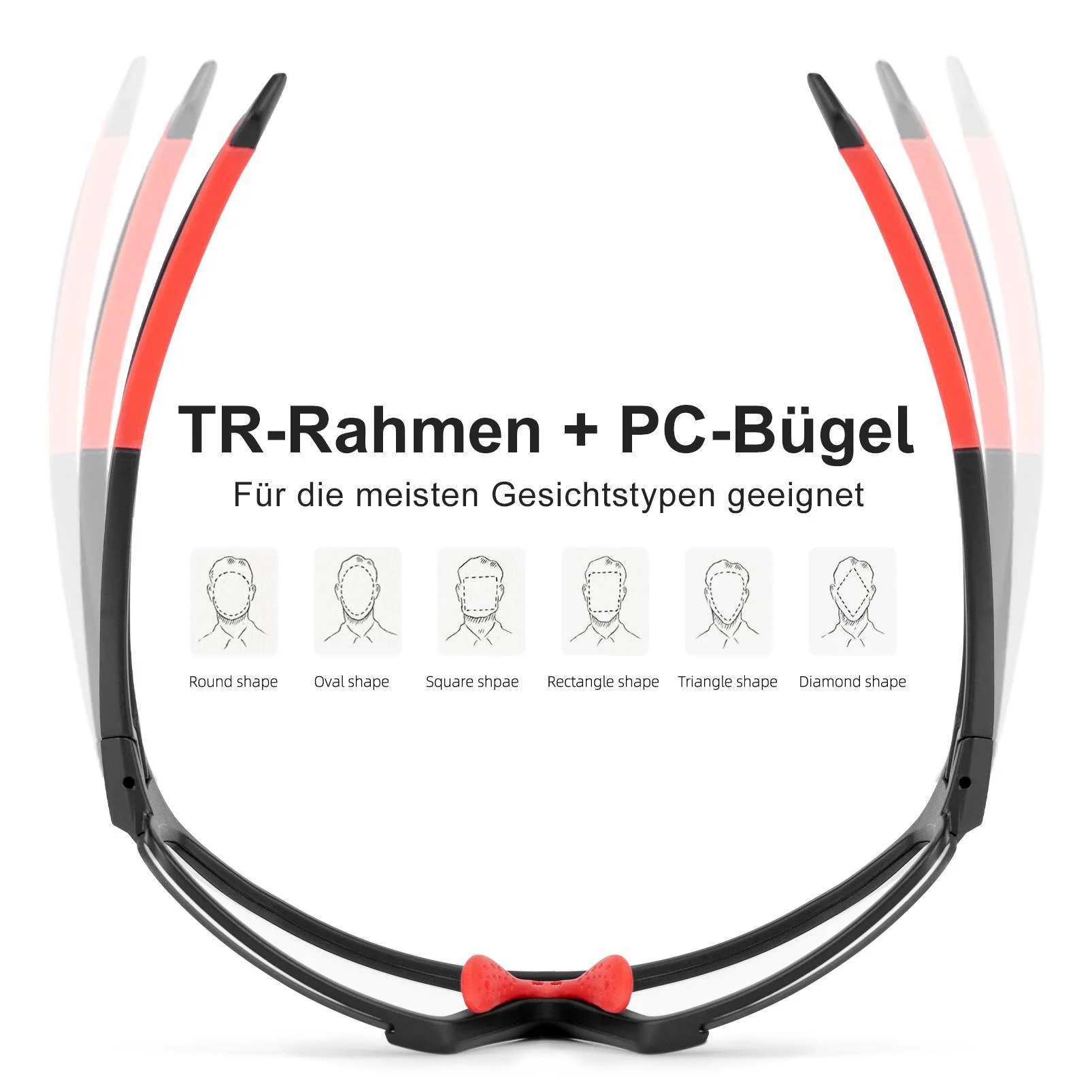 ROCKBROS Photochrome Sonnenbrille für Outdoor-Aktivitäten Unisex - Image 11