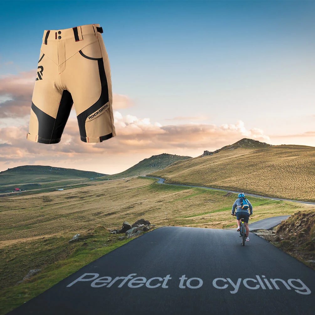 ROCKBROS Radhose Herren Kurz atmungsaktiv Anti-Stoß Fahrradhose - Image 12