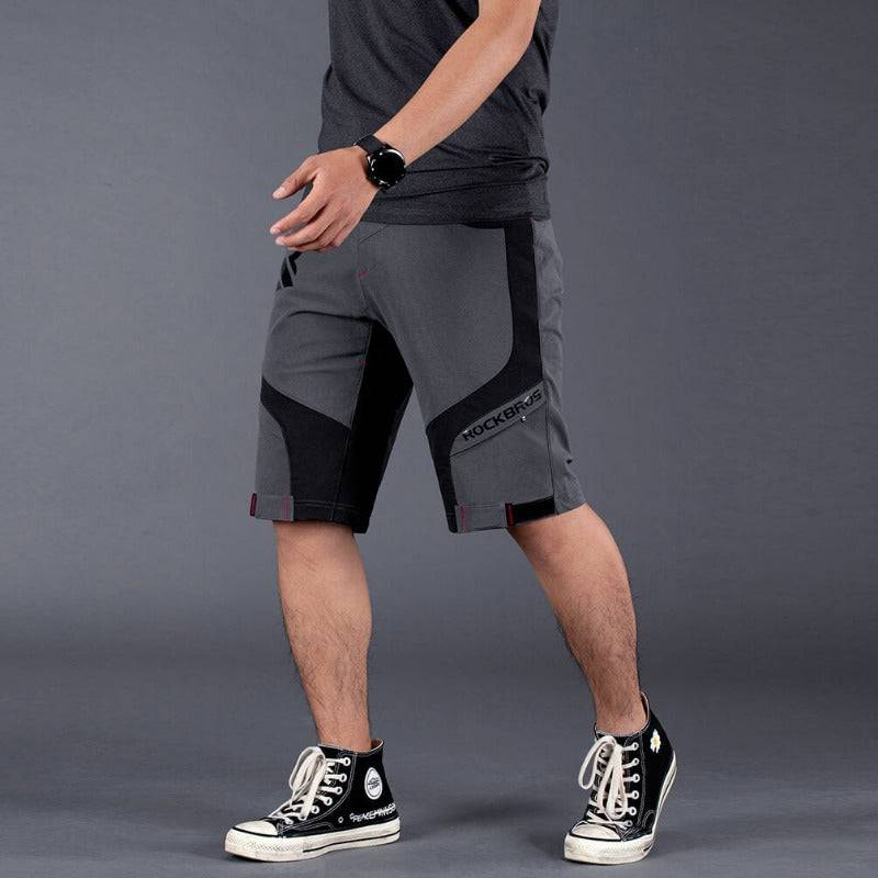 ROCKBROS Radhose Herren Kurz atmungsaktiv Anti-Stoß Fahrradhose - Image 14