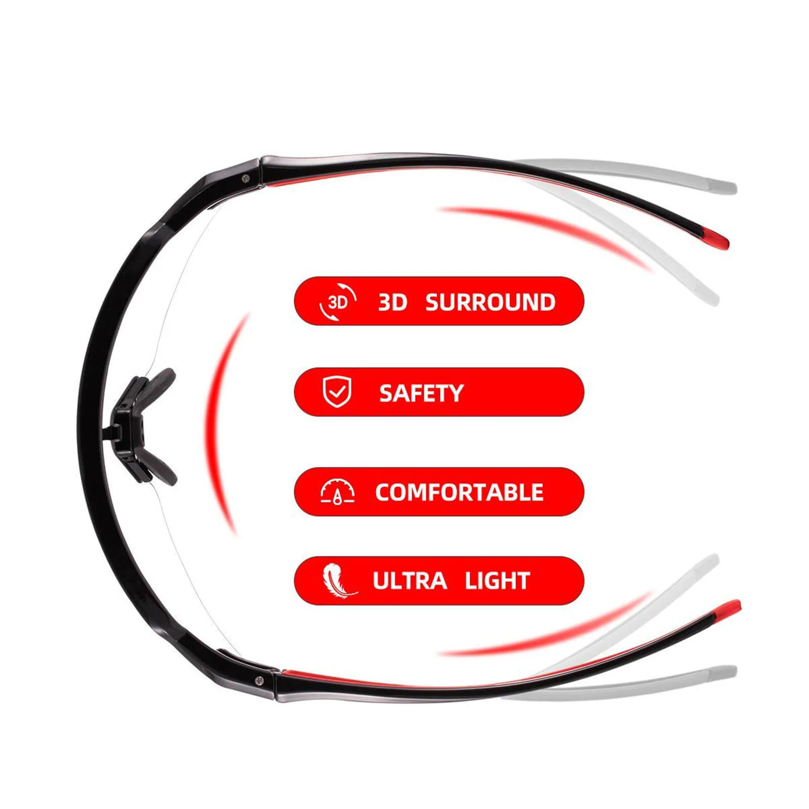 ROCKBROS Sonnenbrille für Männer & Frauen UV-Schutz Fahrradbrille - Image 23