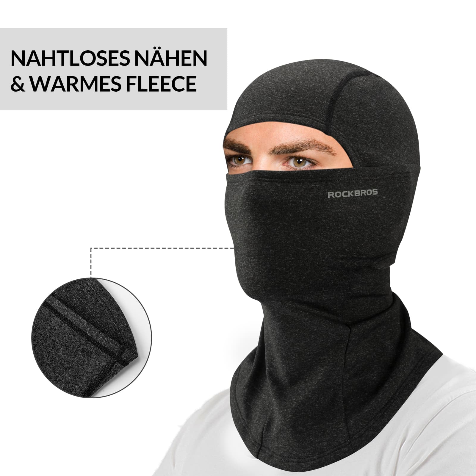 ROCKBROS Sturmhaube Herbst Winter Balaclava für Outdoorsports Unisex - Image 21