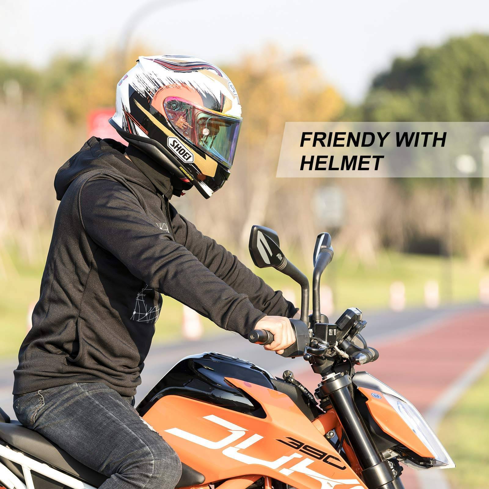 ROCKBROS Sturmhaube Warm Fahrrad Gesichtsmaske Balaclava 54-62CM Unisex - Image 9