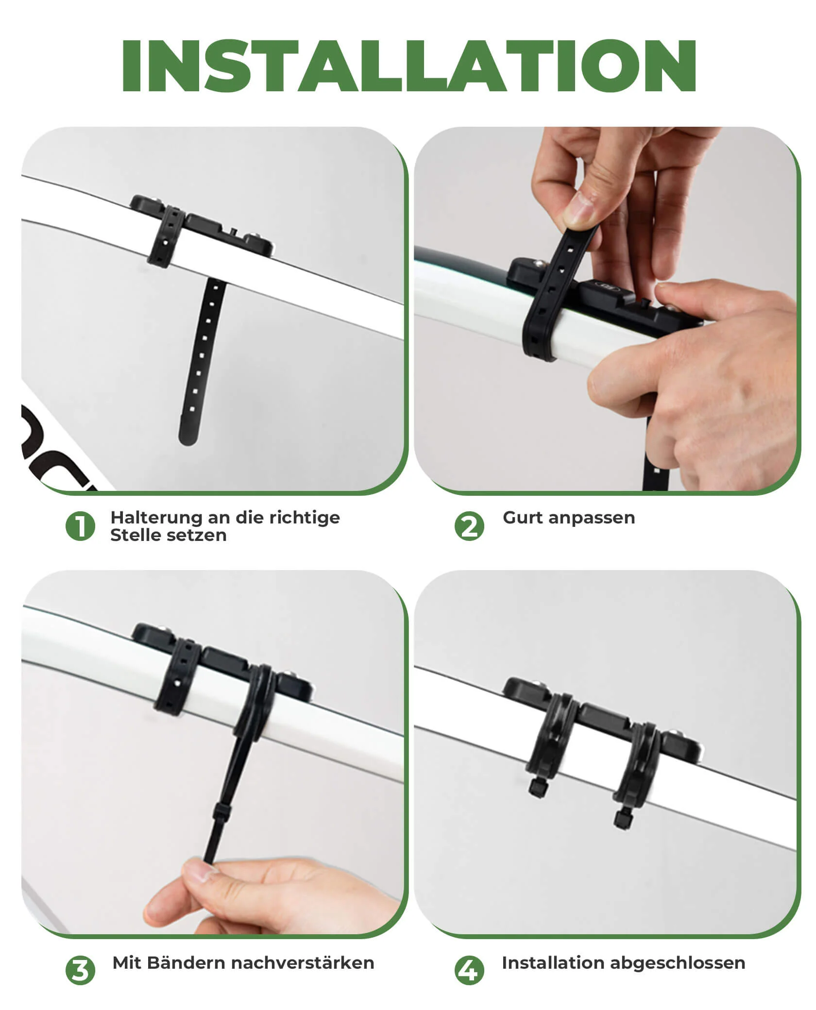 ROCKBROS Universal Flaschenhalter für Fahrrad Kein Stanzen Basis für Umbau - Image 15