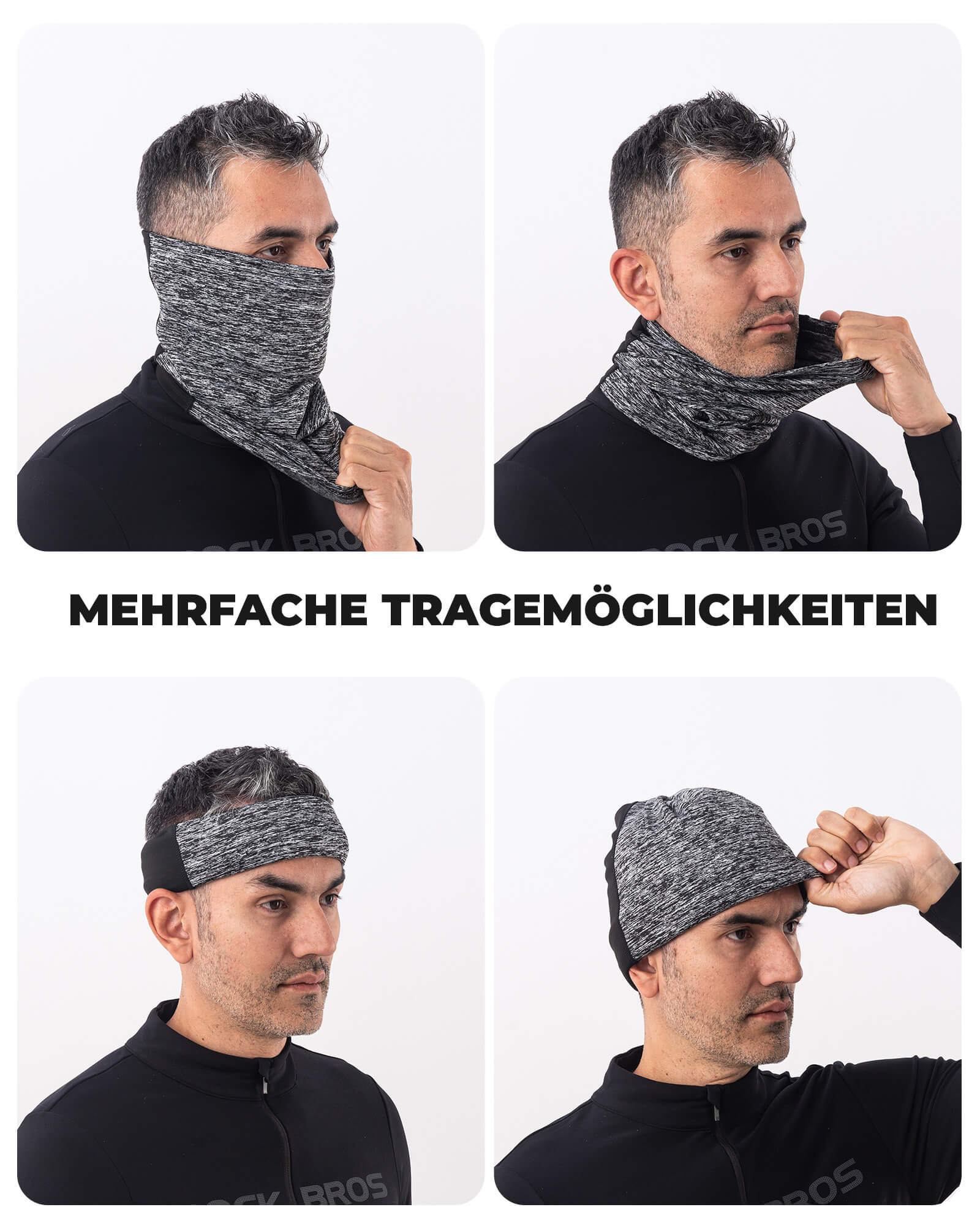 ROCKBROS Winter Halbe Balaclavas Multifunktion Atmungsaktiv Gesichtsbedeckung - Image 10