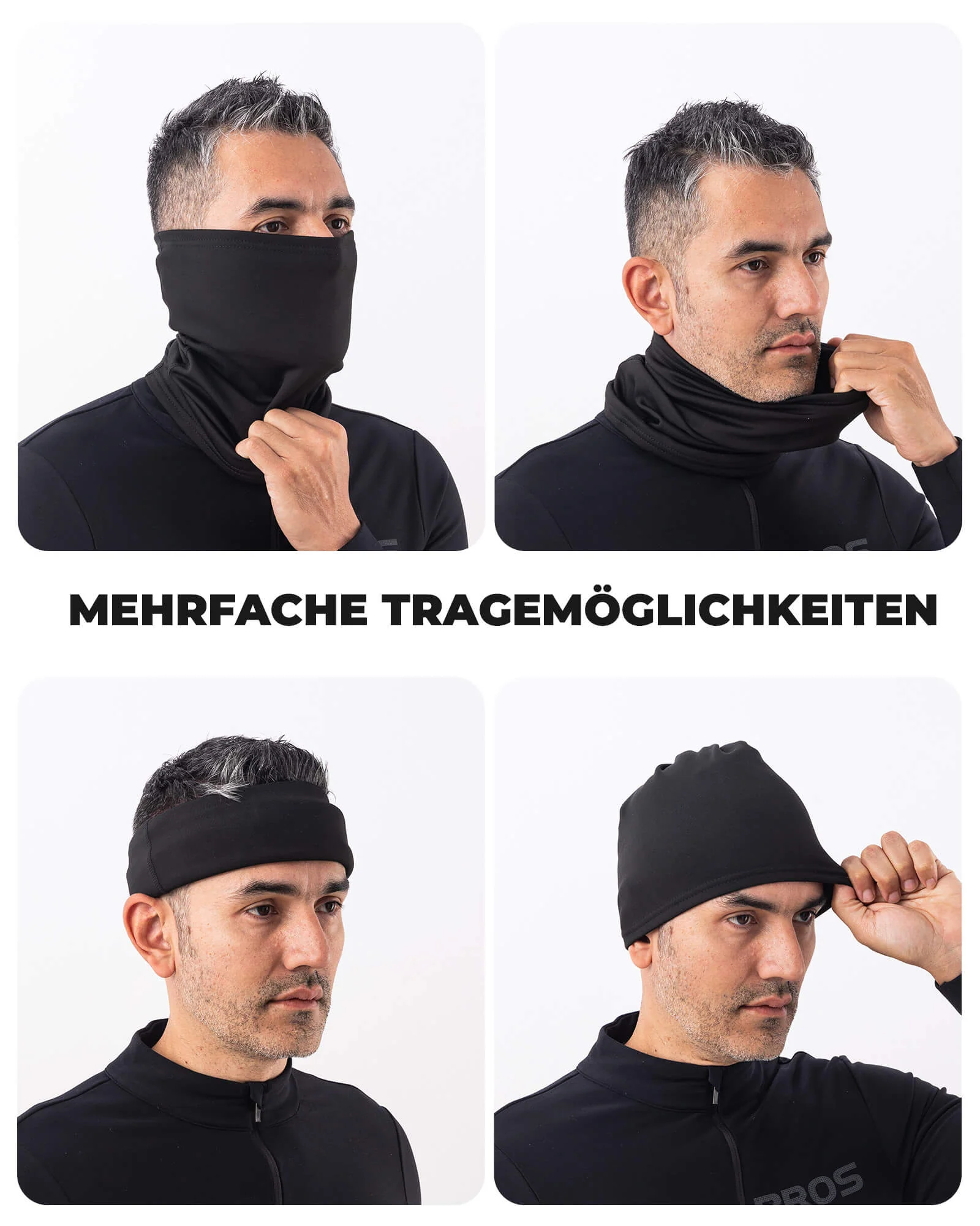 ROCKBROS Winter Halbe Balaclavas Multifunktion Atmungsaktiv Gesichtsbedeckung - Image 9