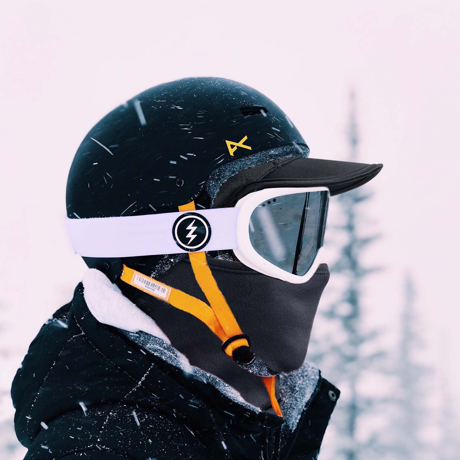 ROCKBROS Winter Sturmhaube Balaclava Warm Sturmmaske Unisex Schwarz - Image 7